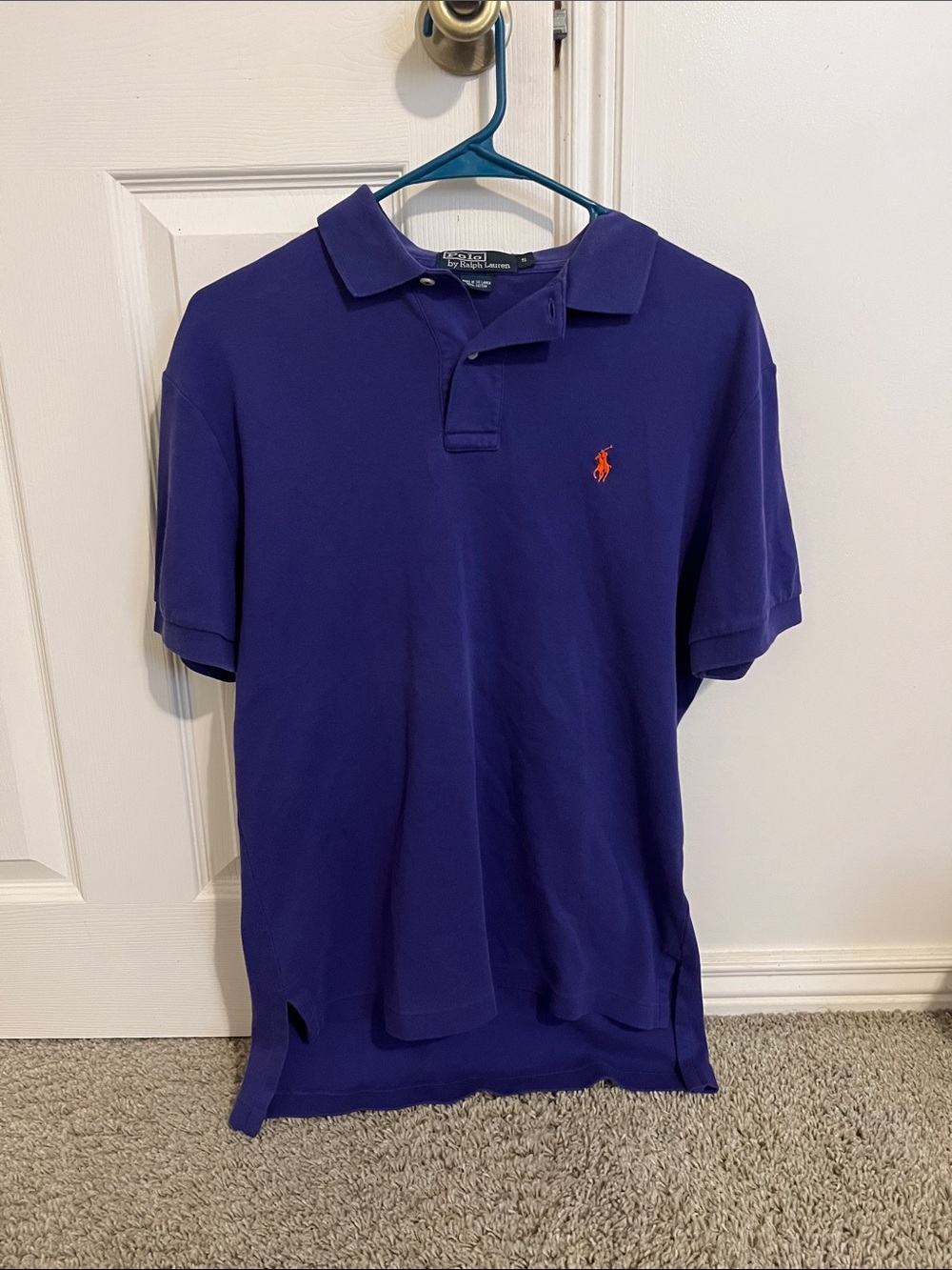 Polo Ralph Lauren Men's Purple Short-Sleeve Polo Shirt size S